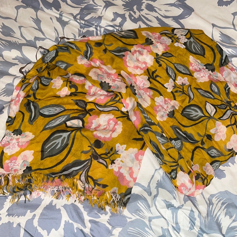 Loft Floral Print Scarf
